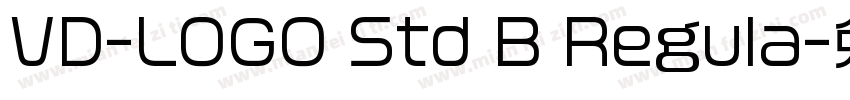 VD-LOGO Std B Regula字体转换